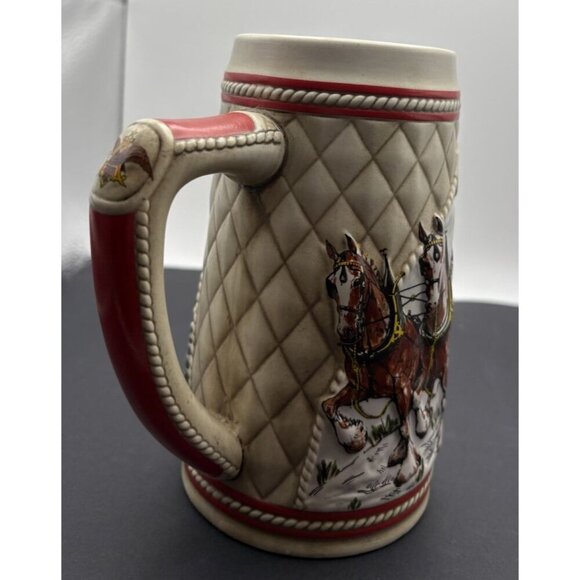 Budweiser "A" Series Collector 1985 Edition Beer Stein Limited Edition Ceramarte - Picture 4 of 8